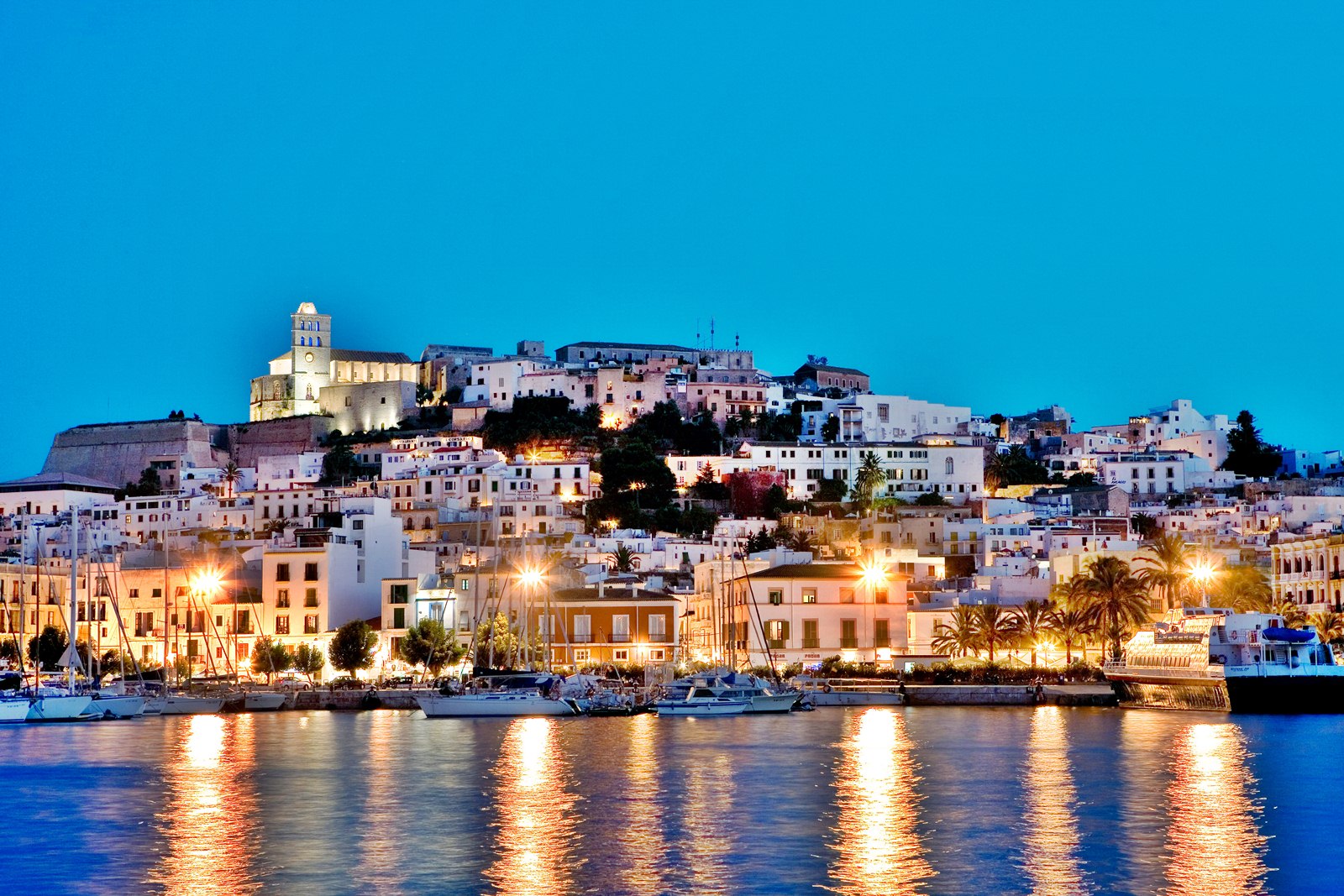 APCCDT Harbour, Dalt Vila, Eivissa, Ibiza, Balearic Islands, Spain