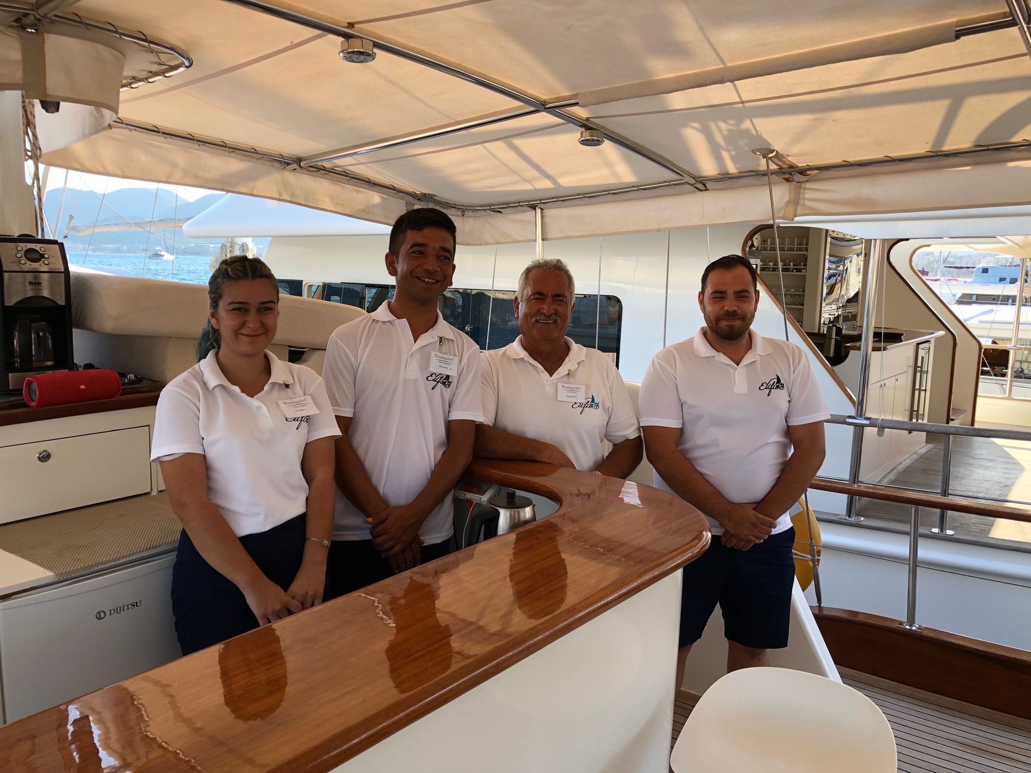 Gulet cruise freindly crew in turkey