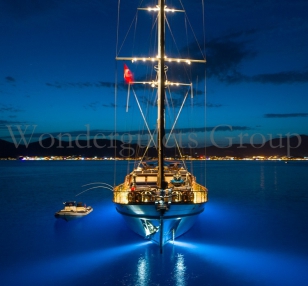 Luxury Motorsailer WG TS 009 34mt Mediterranean cruises