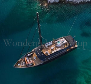 Motorsailer Lux WG CA 003 Croatia 33meters